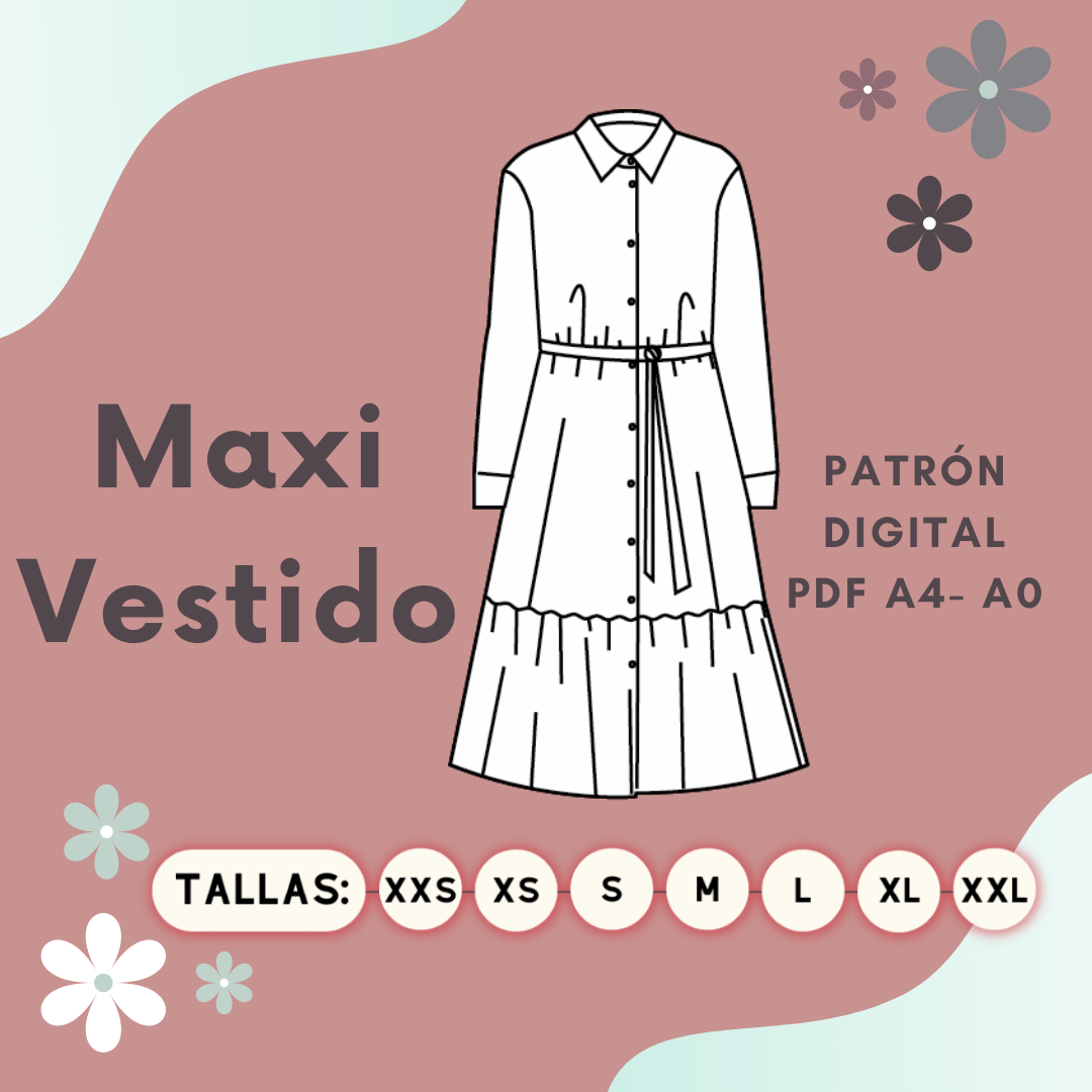 El Patrón de la Silueta Maxi: Caída Fluida, Estiliza la Figura (Elegancia Garantizada). - Imagen 2