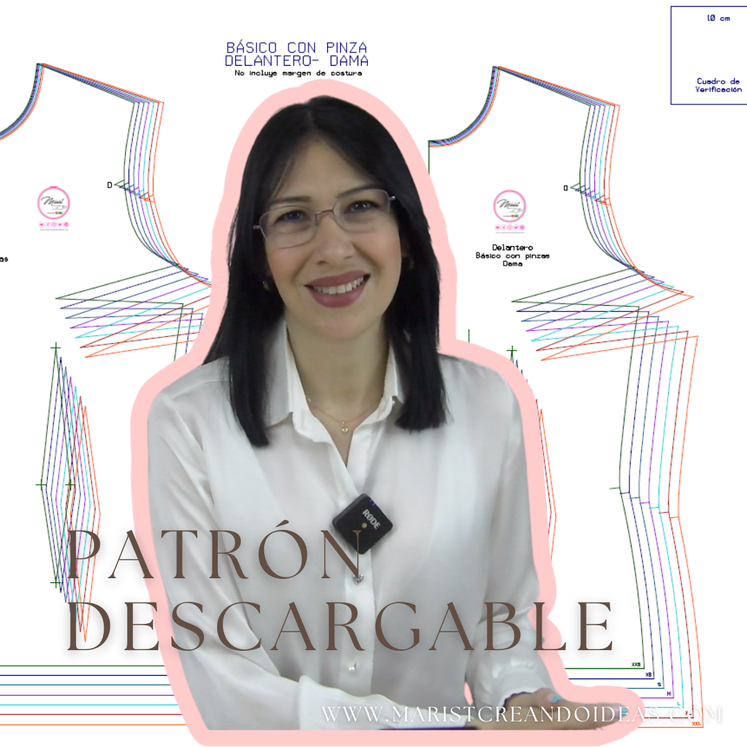 Patrón Básico de Dama (Base 100% Precisa para Transformación)